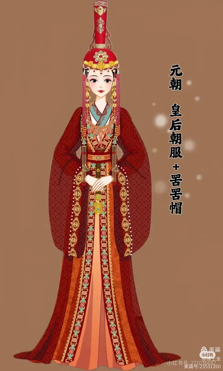 ‌辫线袍和腰线袍在元朝服饰中各有其独特的特点和用途